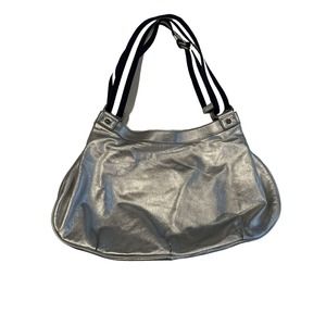 Marc Jacobs Womens Vintage Silver Handbag Genuine Leather Bag